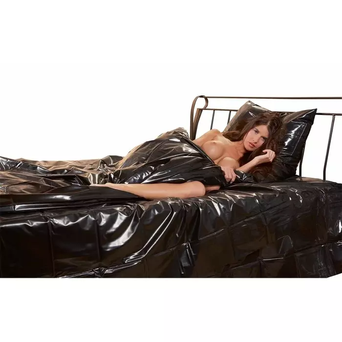 Pārvalks fetish collection Vinyl Duvet Cover melns Photo 2