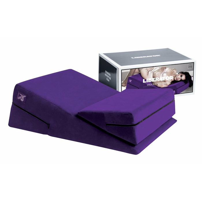 Violet wedge and ramp combination helps to create a stunning love scenery b...