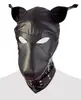 Maska Fetish Collection — suņu formas pārsegs, melna imitācijas āda Photo 7
