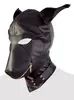 Maska Fetish Collection — suņu formas pārsegs, melna imitācijas āda Photo 8