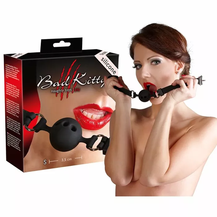 Bumbiņu gag bad kitty Gag Silicone — Ø 3,5 cm Photo 5