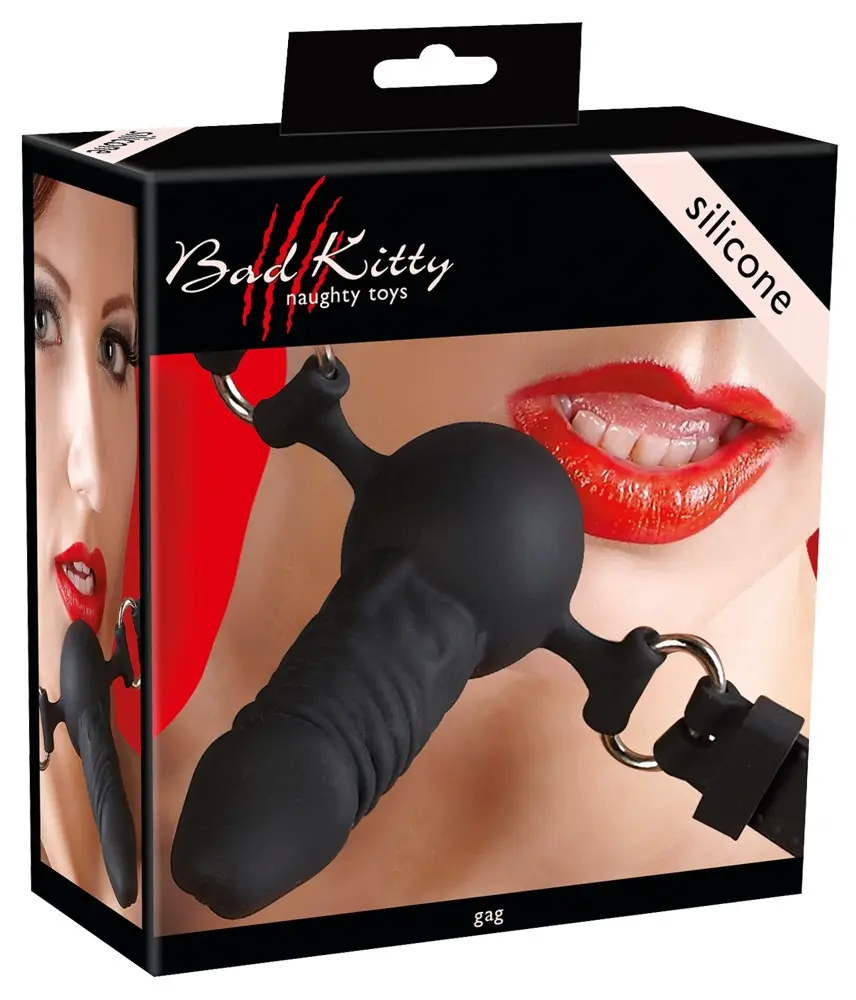 Силиконовый кляп bad kitty — силиконовый кляп Photo 5