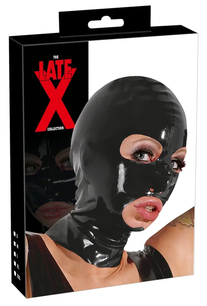 Mask — late x Full-Face Latex Mask black Photo 4