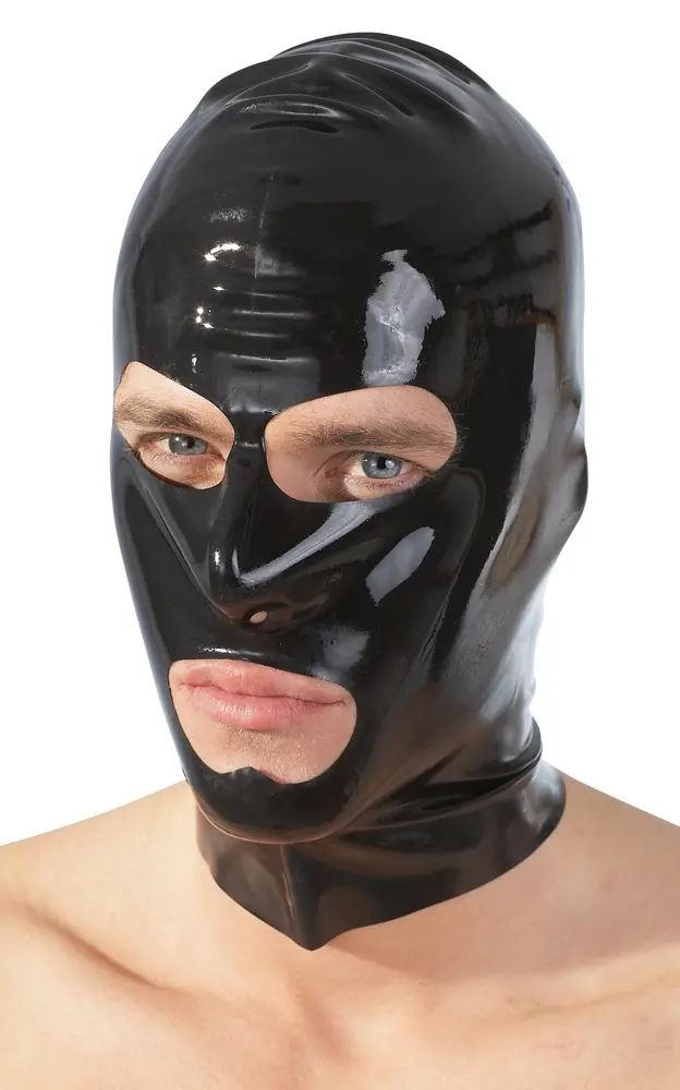Mask — late x Full-Face Latex Mask black Photo 6