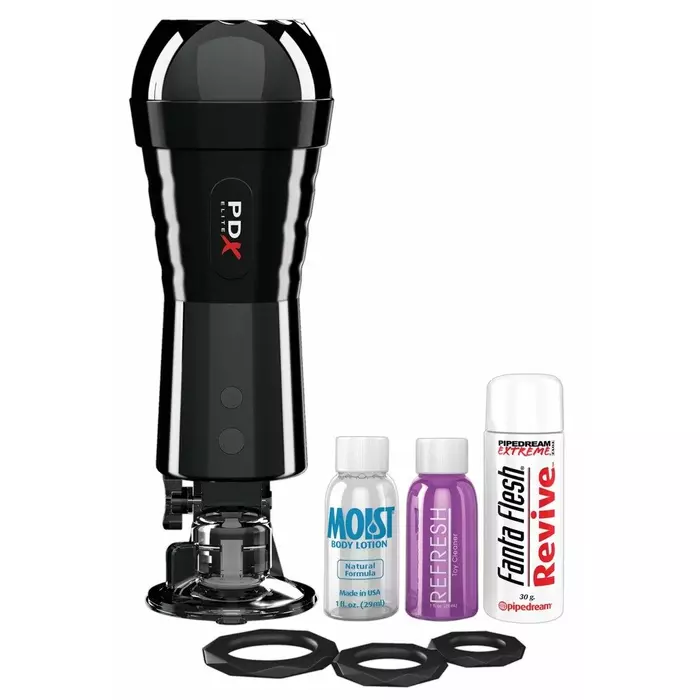PIPEDREAM PDX Elite Cock Compressor Vibr — мастурбатор Photo 3