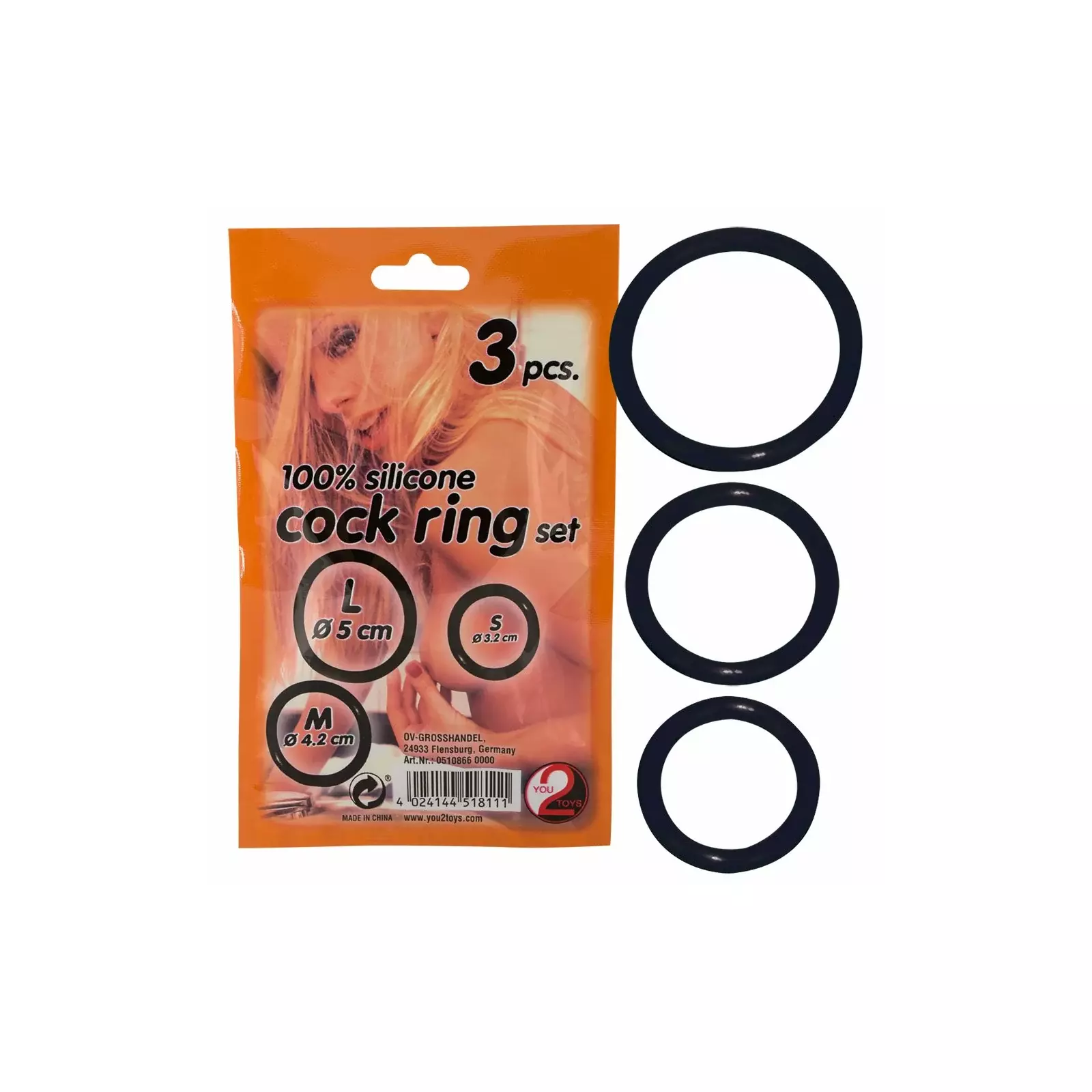 Silicone Cock Ring Set 05108660000 Photo 3