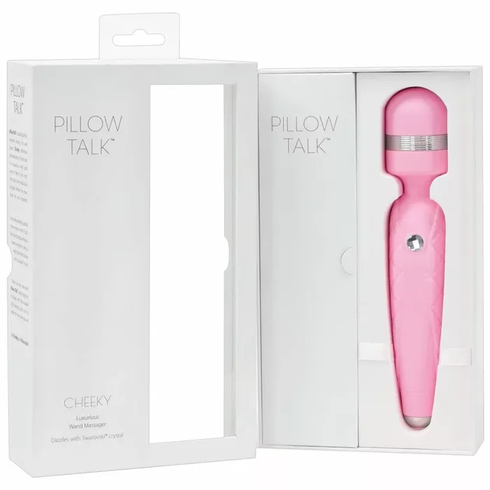 PILLOW Cheeky Pink silikona masāžas nūjiņa 20 cm Photo 6