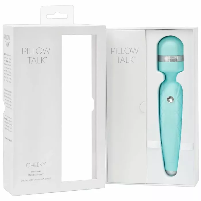 PILLOW Cheeky Teal silikona masāžas nūjiņa 20 cm Photo 6