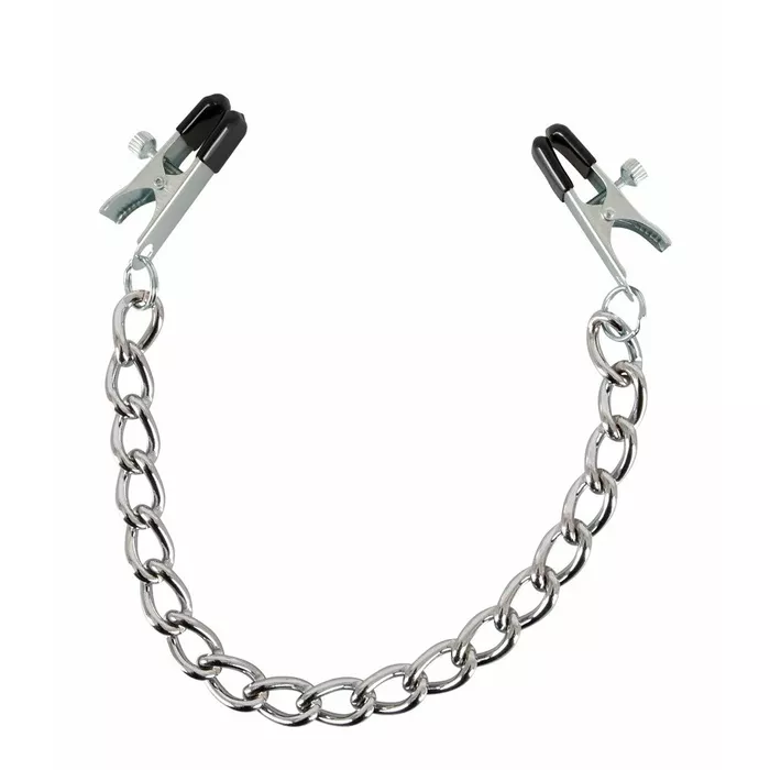 Nipple clamps bad kitty BK Chain — metal, PVC Photo 2