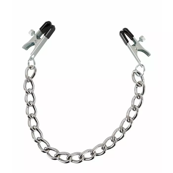 Nipple clamps bad kitty BK Chain — metal, PVC Photo 4