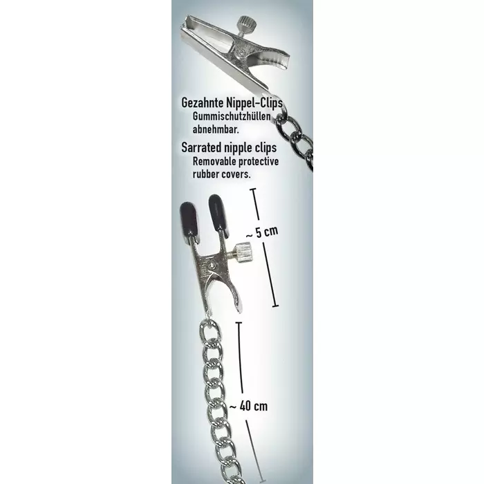 Nipple clamp and boob chain Sextreme Boob Chain + Nipple Clamps Photo 3
