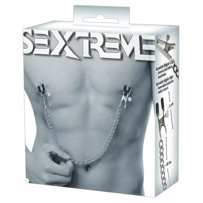 Nipple clamp and boob chain Sextreme Boob Chain + Nipple Clamps Photo 5