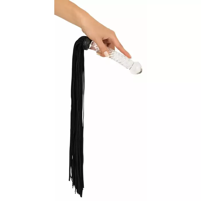 Pātags Bad Kitty Flogger Glass — stikla rokturis Photo 4