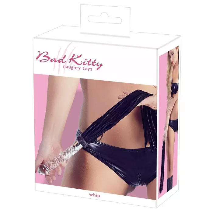 Pātags Bad Kitty Flogger Glass — stikla rokturis Photo 6