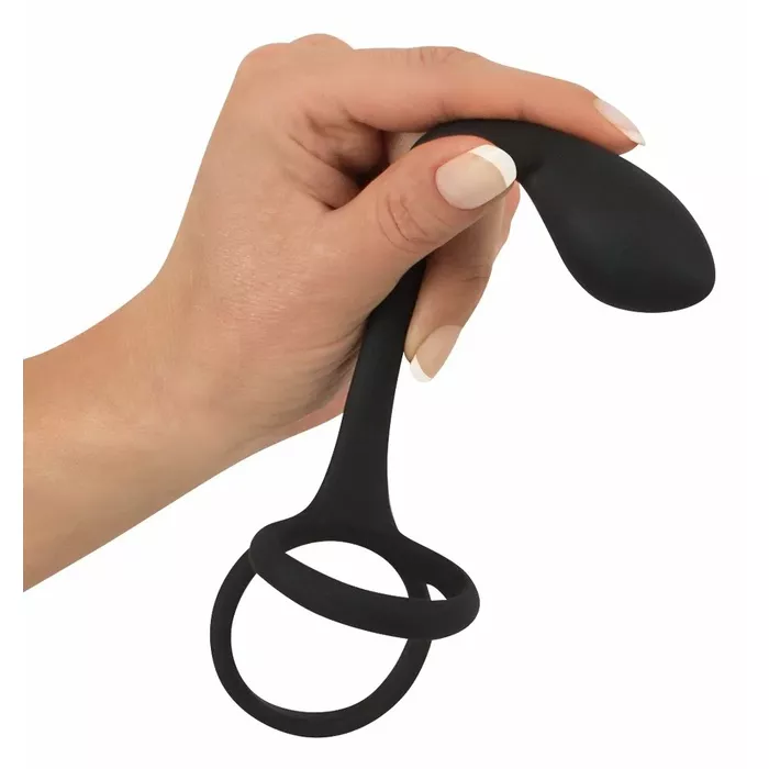 Anālais plug ar gredzeniem Black Velvets Photo 4
