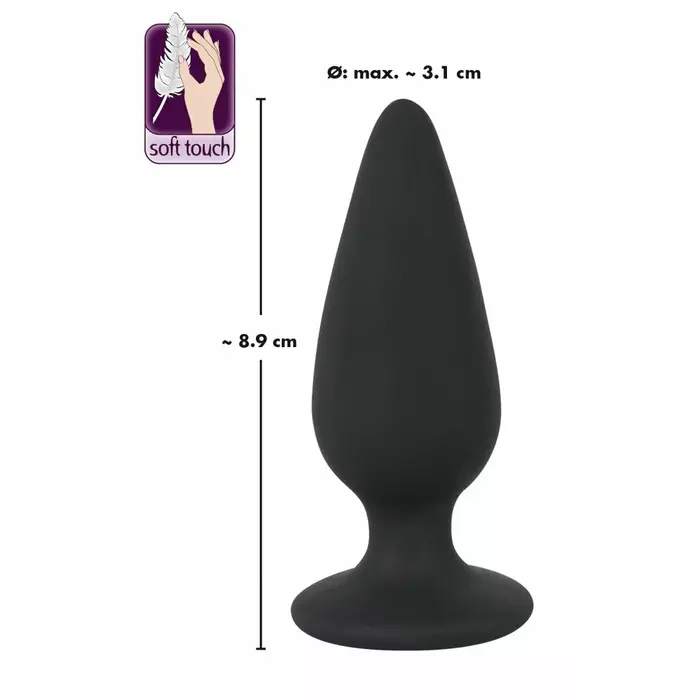 Анальная пробка Black Velvets Heavy plug 75 г Photo 6