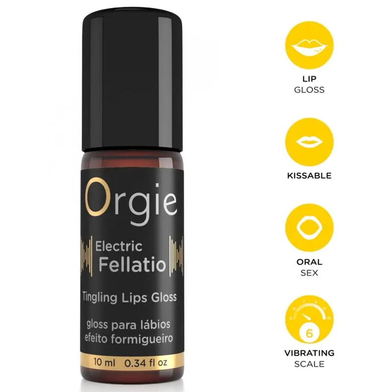 Orgie Electric Fellatio lip gloss lubricant 10 ml Photo 2