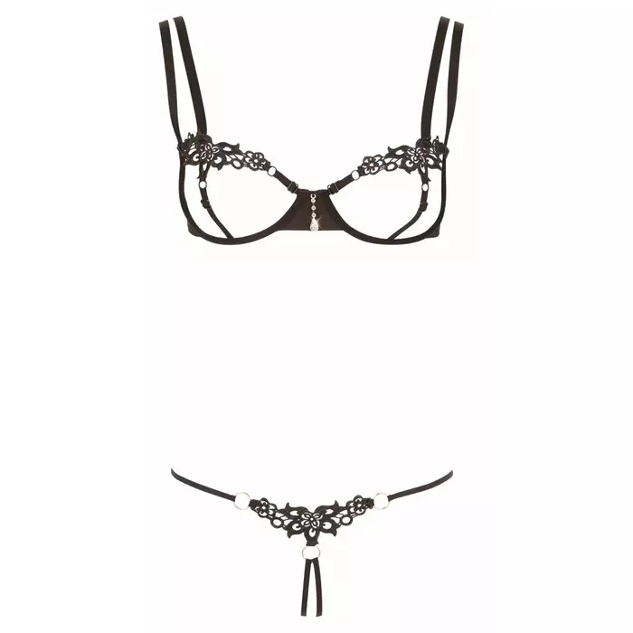 Lingerie set Cottelli Collection Bra Set Minimalistic M Photo 4