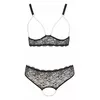 Lingerie set Cottelli Collection Pearl Set Black L Photo 5