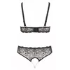 Lingerie set Cottelli Collection Pearl Set Black L Photo 7