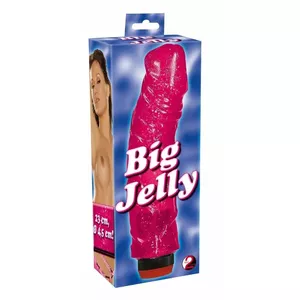 Vibrators You2Toys Big Jelly — PVC, kopējais garums 23 cm, diametrs 4,5 cm, ūdensizturīgs