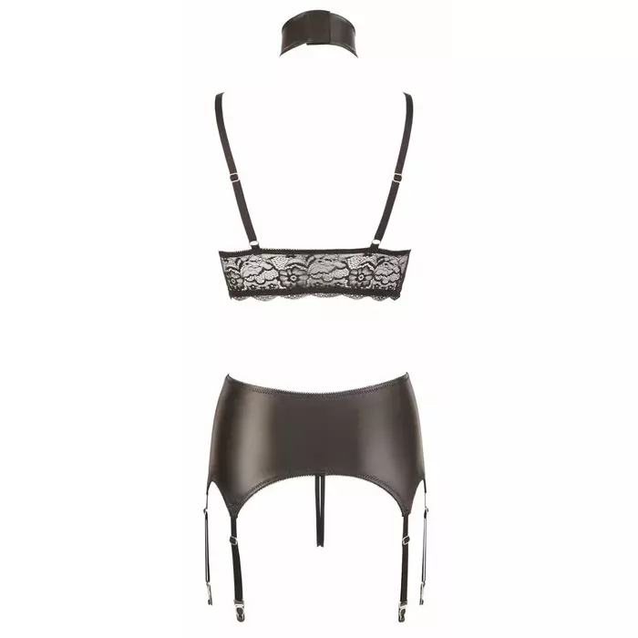 Lingerie set Cottelli Collection Bra Suspender Set L Photo 9