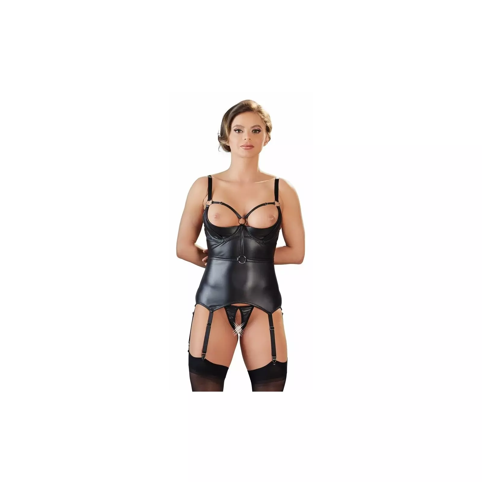 Корсет Cottelli Collection M Cami Suspender Bondage Photo 2