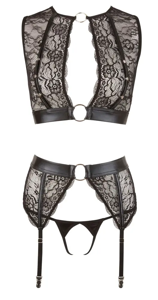 Lingerie set Cottelli Collection Top Set Bondage M Photo 29
