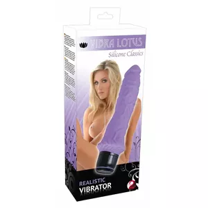 Vibrators You2Toys Vibra Lotus Lila — silikons/ABS, garums 25 cm, Ø 3,5–4,5 cm, ūdensizturīgs