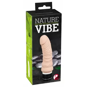 Vibrators You2Toys Nature Vibe — silikons/ABS, garums 17,8 cm, diametrs 3,1–4,6 cm, ūdensizturīgs