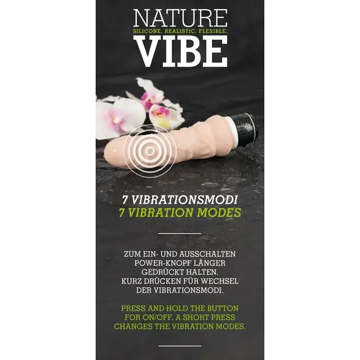 Вибратор You2Toys Nature Vibe — силикон/ABS, 17,8 см Photo 9