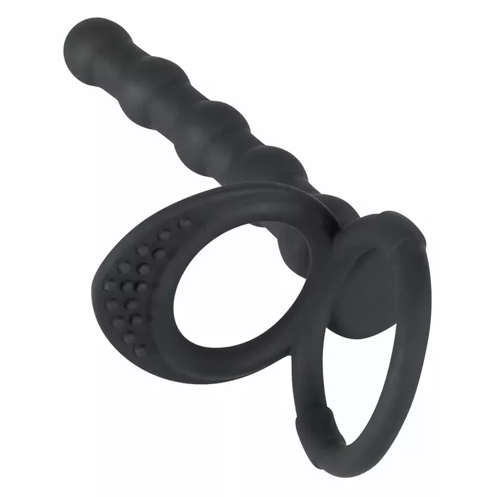 Dzimumlocekļa un bumbu gredzens Black Velvets 05335560000 Photo 3
