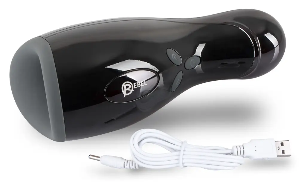 Masturbator Rebel with 3 functions — 20 cm, Ø 4 cm Photo 17