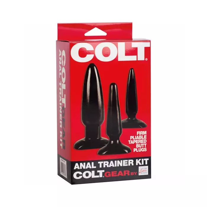 Anālā treniņu komplekts CalExotics Colt — 3 silikona kolbas Photo 2