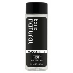 Masāžas eļļa hot Mass.Oil basic natural 100 ml — neitrāla smarža, 100 ml