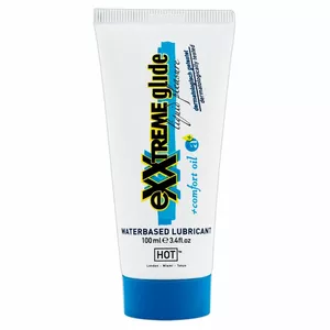 Lubricant hot exxtreme glide+comfort 100ml — water-based personal lubricant, 100 ml