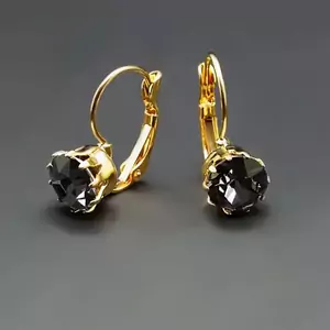 Auskari "Krāšņums V (Silver Night)" ar Swarovski™ kristāliem