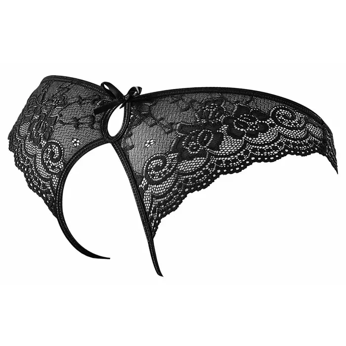 Кружевные трусики с разрезом Cottelli Collection S Photo 4