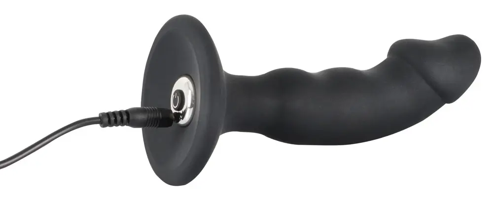 Анальная пробка Black Velvets Rechargeable Plu — силикон 14 см Photo 14