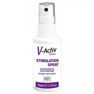 Stimulējošs sprejs Hot V-Activ 50 ml — sildošs ārējai lietošanai