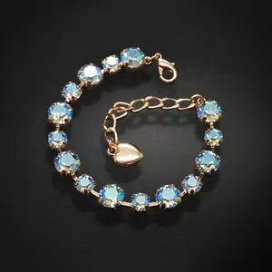 Aproce "Klasika IV (Light Sapphire Shimmer)" ar Swarovski™ kristāliem