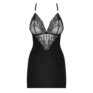 Obsessive 828-CHE-1 S/M lingerie set/bodysuit Chemise Black Polyamide