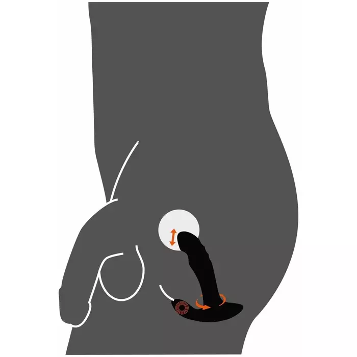 Prostate massager rebel Plug — 3 functions, 16.6 cm Photo 6
