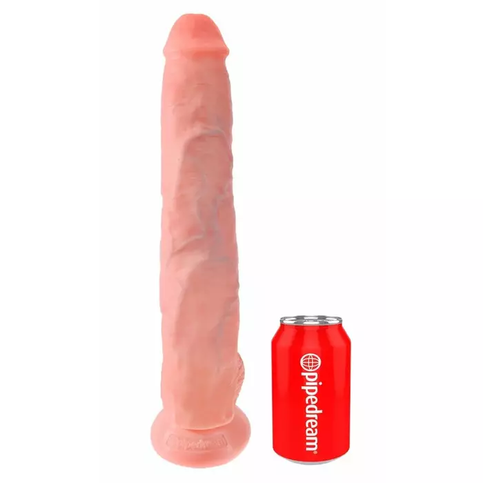 Dildo King Cock 14" — PVC, 6 cm, 35.6 cm Photo 5