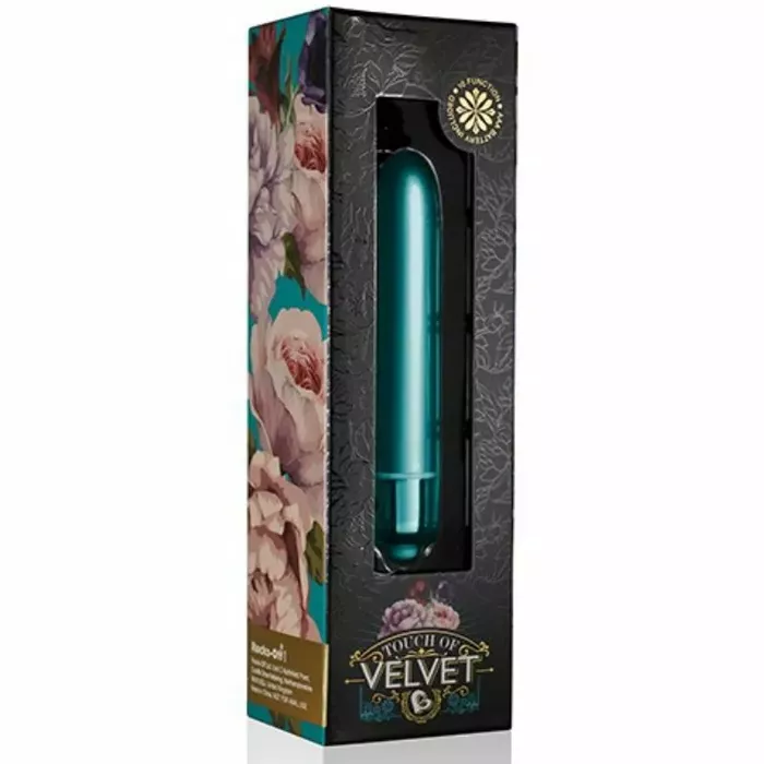 Vibrating Bullet rocks off Velvet Touch Peacock Petals Photo 2