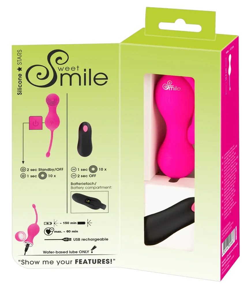 Vaginal balls Sweet Smile RC Love Balls — 16.4 cm Photo 19