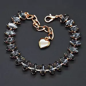Aproce "Ornella II (Silver Night)" ar Swarovski™ kristāliem