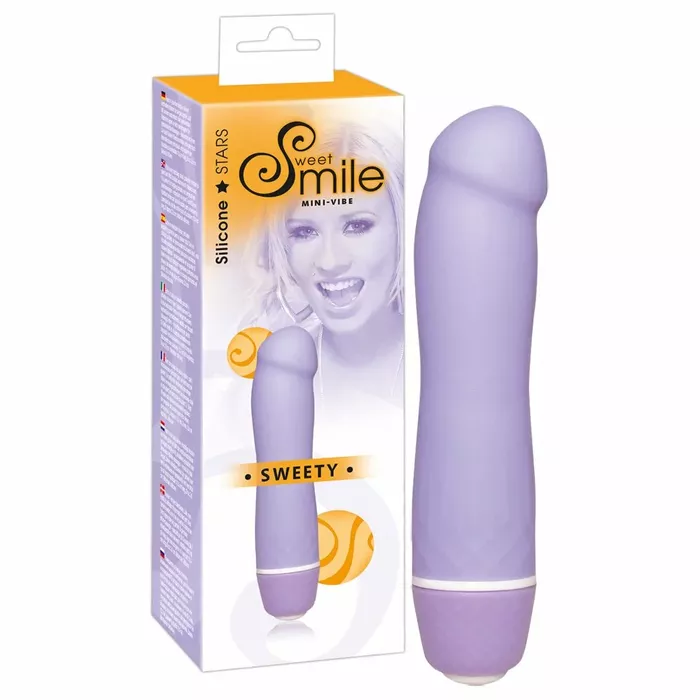 Vibrator sweet smile Sweety — silicone 12.4 cm Photo 5