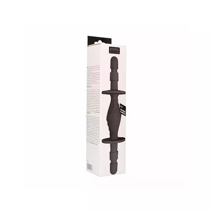 Dildo Hung System HS06 — divkārša penetrācija, 30x7 cm Photo 2