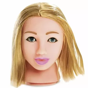 Masturbators PIPEDREAM EXTREME TOYZ Fuck Me Mega Masturbator Blonde Face — reālistiska sejas ārpuse, mīksta iekšējā odere, vienam lietotājam